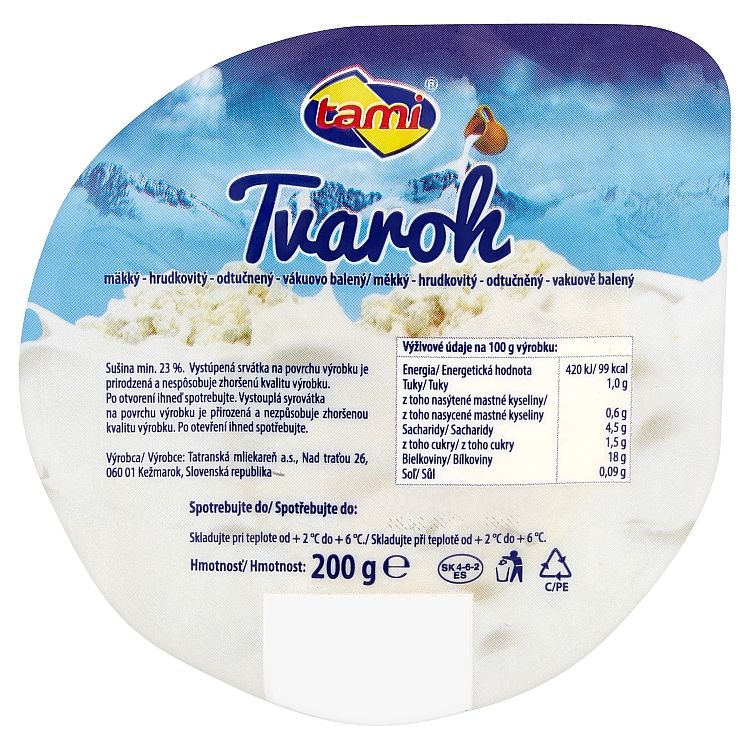 Tami Tvaroh 200 g