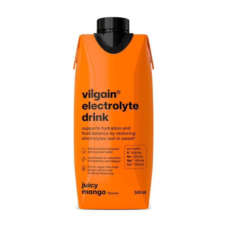 Vilgain Electrolyte Drink šťavnaté mango 500 ml