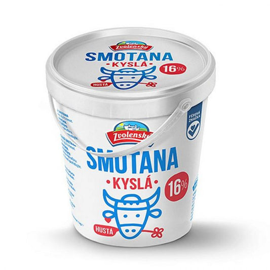 Zvolenská kyslá smotana 16% 1kg